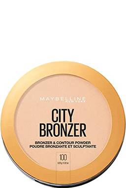 MAYBELLINE Pó Bronzeador City Bronzer Contorno Facial Light 100
