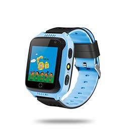 Docooler Crianças Relógio Inteligente Telefone para Crianças 1.44"TFT Touch Screen Localizador GPS Rastreador Embutido Câmera Lanterna Smartwatch com Slot Para Cartão SIM Monitoramento Remoto de Voz