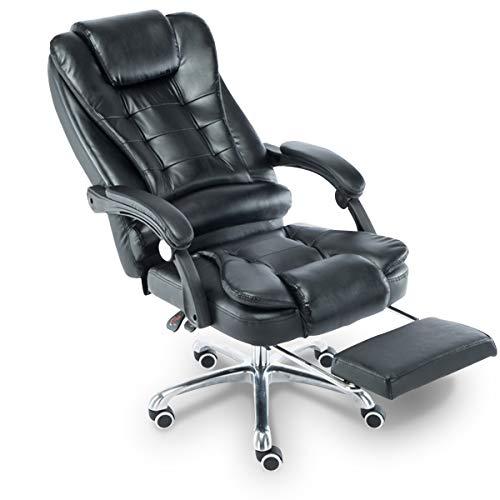 Cadeira para Escritório Giratória com apoio para os pés Big Boss - Preta - LMS-BE-8436-T3 - Preta
