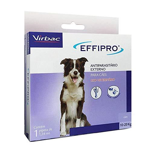 Antipulgas e Carrapatos Effipro Cães 10 a 20kg 1,34ml Virbac
