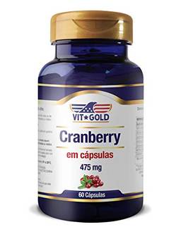 Cranberry 475 mg Vitgold com 60 caps.