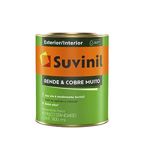 Tinta Suvinil para parede acrilico rende e cobre muito 0,9L - Branco - 50322194