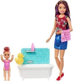 Barbie Skipper Babysitters - Hora do Banho Playset