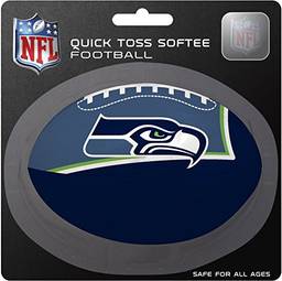 NFL Seattle Seahawks Kids Quick Toss Softee Football, azul, pequeno