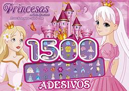 Princesas Prancheta para Colorir com 1500 Adesivos