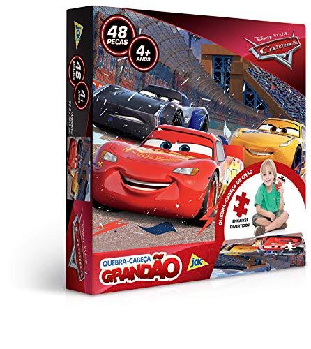 Quebra-cabeça 48 peças Grandão, Carros Disney, Toyster Brinquedos, Multicor