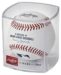 Rawlings Baseball of Major League Baseball 2021 (MLB), com caixa de exibição (ROMLB-R), branco/vermelho/azul marinho