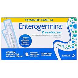 Probiótico Enterogermina Modelo Família, 20 unidades de 5 ml