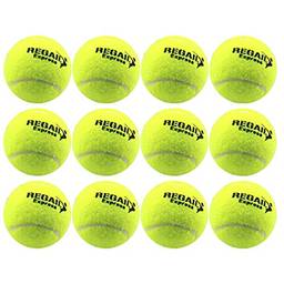 Bolas de tênis Besportble, 12 peças, de feltro pressurizado, bolas de tênis, bolas de treino para treinamento profissional para iniciantes