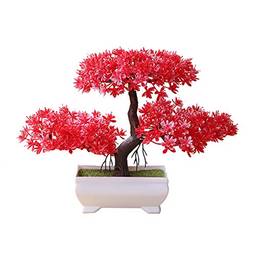 Miniárvore heaven2017, simulação de bonsai artificial em vaso para decoração de casa