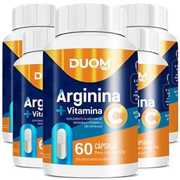 Arginina Com Vitamina C Imunidade 60 Caps Clean Label - Duom