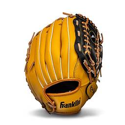 Luva de beisebol e softbol Franklin Sports – Field Master – luva de beisebol e softball, 30,5 cm – Trapeze Web, Tan