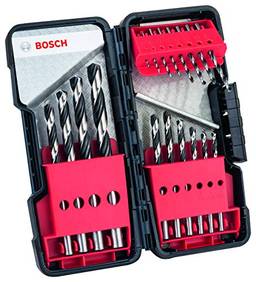 Jogo brocas Metal Bosch HSS-PointTeQ ToughBox 1-10mm