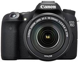 Canon Câmera SLR digital EOS 70D com lente STM de 18-135 mm - Versão internacional