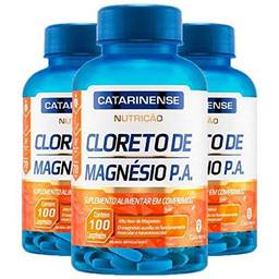Cloreto de Magnésio P.A. - 3 unidades de 100 Comprimidos - Catarinense