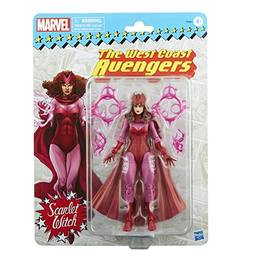 Boneco Marvel Legends Series, Figura Retrô de 15 cm com Acessórios - Scarlet Witch - F5884 - Hasbro, Multicolorido