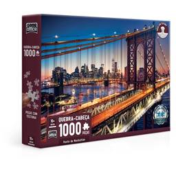 Ponte de Manhattan - Quebra-cabeça - 1000 peças - Toyster Brinquedos