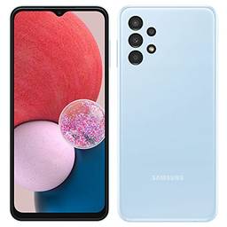 Smartphone Samsung Galaxy A13 Azul 128GB 4GB RAM bateria 5000mAh Câmera Quádrupla Traseira de 50MP + 5MP + 2MP + 2MP Octa-Core tela infinita