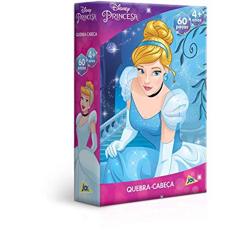 Princesas - Cinderela - Quebra-cabeça - 60 peças