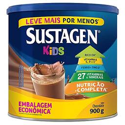 Complemento Alimentar Sustagen Kids Sabor Chocolate - Lata 900G, Sustagen Kids