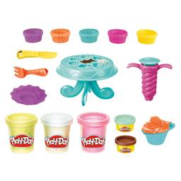 Massa de Modelar Play-Doh Kitchen Creations Cupcakes Coloridos, 5 Cores de Massinha - F2929 - Hasbro, Multicor