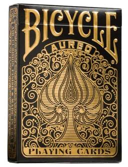 Bicycle Aureo Black Playing Cards
