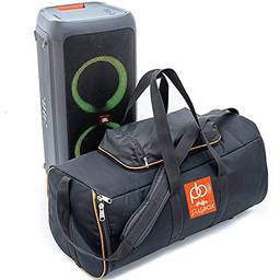 Case Bolsa Bag Jbl Partybox 300 Com Bolso p/Cabos Almofadada Premium