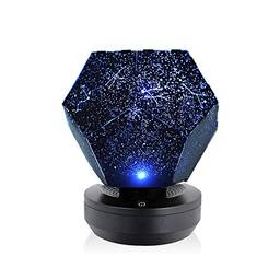 pedkit Romântico CONDUZIU a Noite Estrelada Lâmpada Estrela 3D Projetor de Luz para Quarto de Crianças Constelação de Projeção Casa Planetário