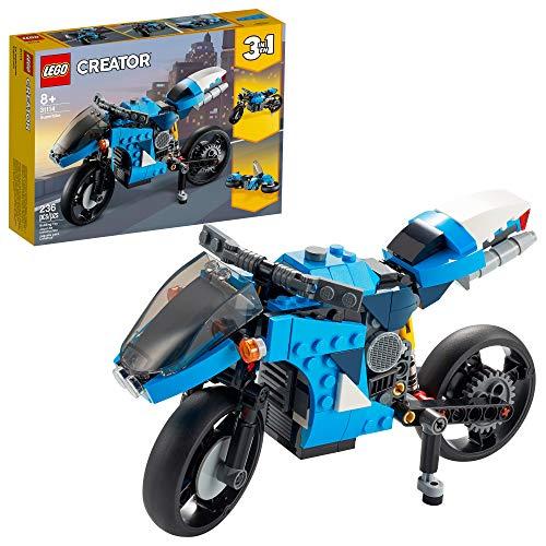 31114 LEGO® Creator 3em1 Supermoto; Kit de Construção (236 peças)