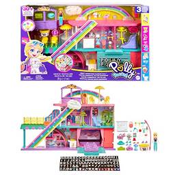 Polly Pocket Playset Shopping Doces Surpresas, Multicolorido, HHX78