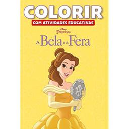 A Bela e a Fera - Coleção Disney Colorir Médio