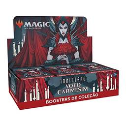 Magic The Gathering Innistrad: Voto Carmesim Caixa de Booster de Coleção | 30 boosters + card especial (361 cards de, Diversos