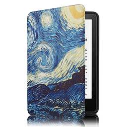 Capa Novo Kindle Paperwhite 11a geração 2021 - WB Ultra leve Silicone Flexível e Sensor Magnético - Van Gogh