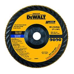 DEWALT Disco Flap Plástico Reto DW8323P-AR Amarelo Preto e Azul DW8323P-AR
