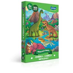 Reino dos Dinos - Quebra-cabeça 100 peças