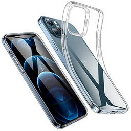 ESR Clear Case compatível com iPhone 12 Pro Max, Silicone Slim Clear Soft TPU, Capa de silicone flexível para iPhone 6,7 polegadas (2020), Clear