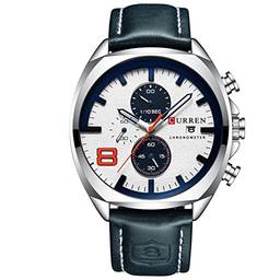 Relógios de pulso, relógio masculino Yuwao quartzo cronômetro movimento negócios casual relógio de pulso