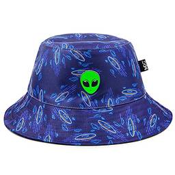 Chapéu Bucket Hat MXC BRASIL Alien Et Galáxia Disco Voador REF260