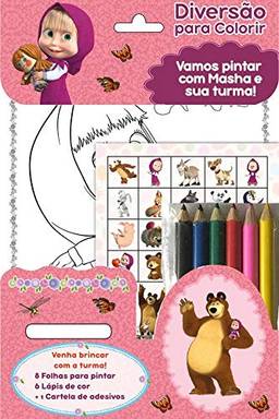 Masha e o Urso - Diversão para Colorir: Vamos pintar com Masha e sua turma!