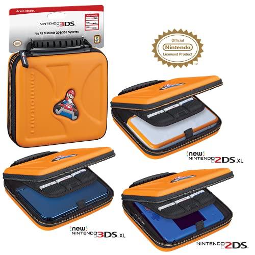 Officially Licensed Hard Protective 3DS Carrying Case - Compatiable with Nintendo 3DS, 3DS XL, 2DS, 2DS XL, New 3DS, 3DSi, 3DSi XL - Includes Game Card Pouch