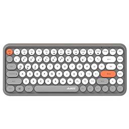 KKmoon 308i Bluetooth teclado tablet notebook home office menina punk teclado teclado do telefone móvel Panda Gray & quot; 84 teclas & quot; Versão Bluetooth