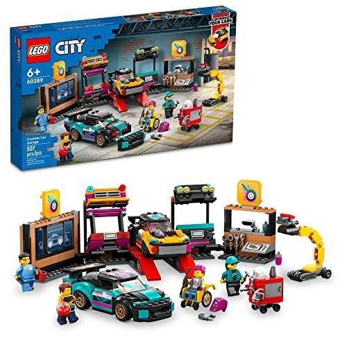 LEGO City Oficina de Personalização de Carros 60389 (507 Peças); Conjunto de Construção