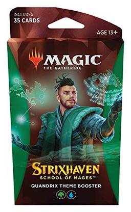 Magic: The Gathering | Strixhaven: Escola de Magos | Theme Booster Quandrix | Inglês