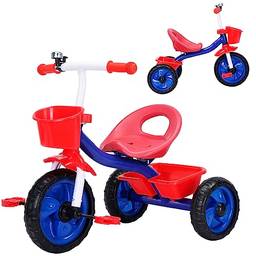 Triciclo Infantil Pedal Passeio Velotrol 3 Rodas Jony - Baby Style (Vermelho)