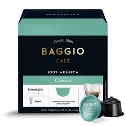 Cápsulas de Café Baggio Café Clássico, compatível com Dolce Gusto, contém 10 cápsulas
