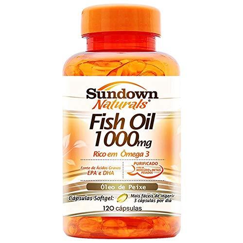 Ômega 3 Fish Oil 1000mg - 120 Cápsulas, Sundown Naturals, Sundown Naturals