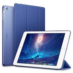 Capa ESR para iPad Air, capa ultrafina leve e inteligente com suporte triplo e função Auto Sleep/Wake, forro de microfibra, capa traseira fosca translúcida para iPad Air, azul