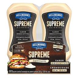 Pack Maionese Hellmann's Supreme Squeeze 330g (Embalagem pode variar)