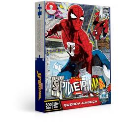 Spider Man - Quebra-cabeça - 500 peças, Toyster Brinquedos, Multicolorido
