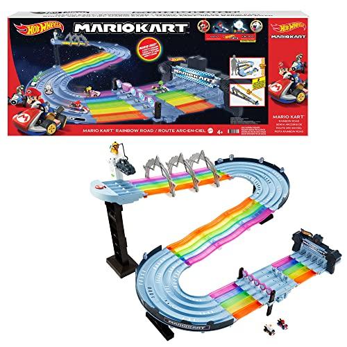 Hot Wheels Mario Kart Pista Rainbow Road - Mattel